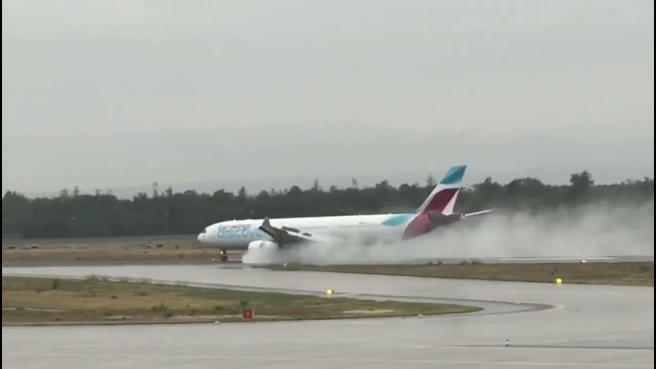Planespotting at Frankfurt Airport (FRA) | Runway Northwest | Morning Rush hour | rainy conditions