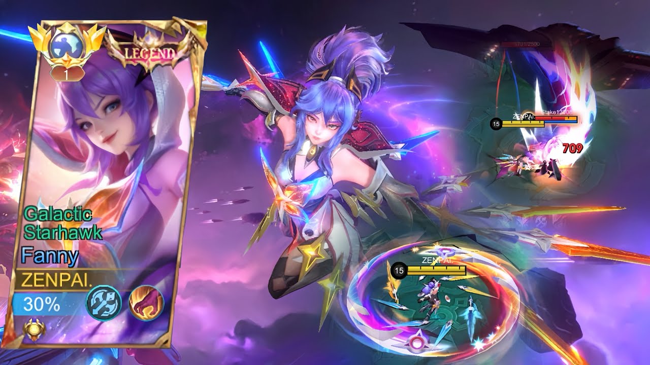 FINALLY! THE GALACTIC STARHAWK FANNY IS HERE (THE MOST. EXPENSIVE AND MOST BEAUTIFUL SKINS) - MLBB