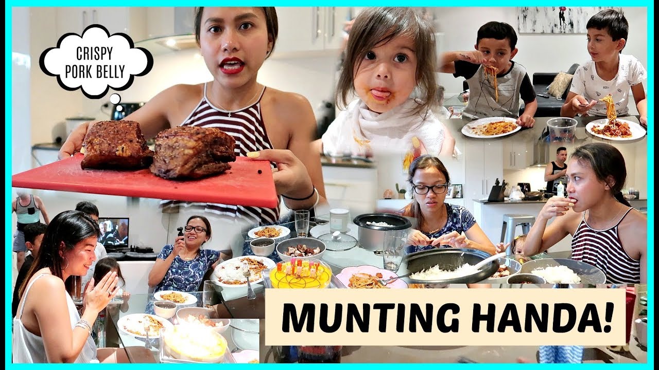 NAG HANDA PARA SA MGA BISITA! PANALO ANG SPAGHETTI AT CRISPY PORK BELLY KO! ❤️ | rhazevlogs