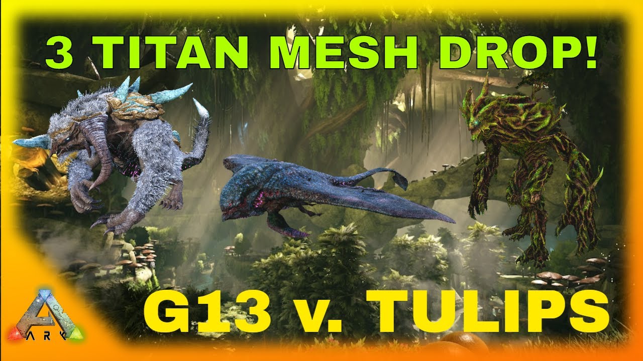 3 TITAN DROP FROM MESH  G13 VS TULIPS SMALL TRIBES 6 MAN SCARY SCARY