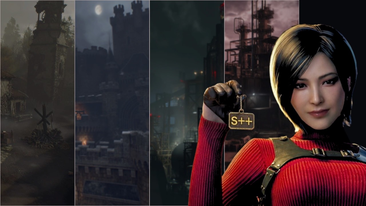 Resident Evil 4 Remake - Ada Wong - Gameplay Mercenaries S++ (150+ ALL CLEARED)