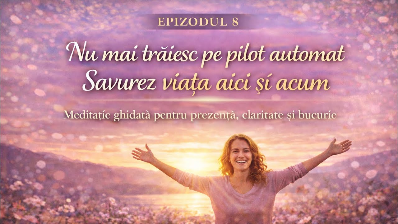 Nu mai trăiesc pe pilot automat | Savurez viața aici și acum – Meditație ghidată pentru femei
