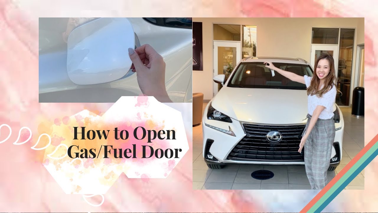 How to open Lexus Gas/Fuel Door