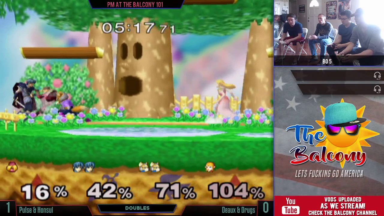 Melee @ the Balcony 102 - Doubles ft. Honsul & Pulse VS Drugs & Dueax