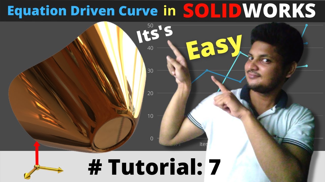 Equation Driven Curve In Solidworks || All commands explained || With Practical Application || 2021