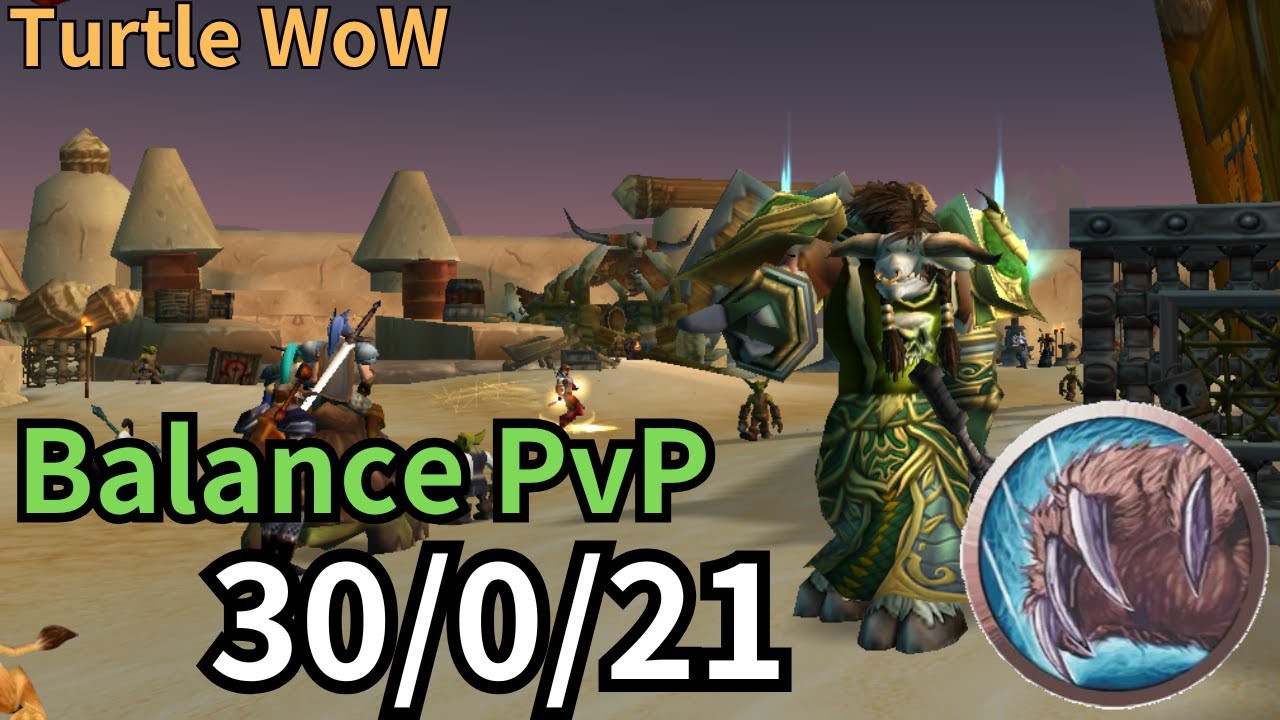 Turtle WoW - Balance Druid 9mins PvP Clips.