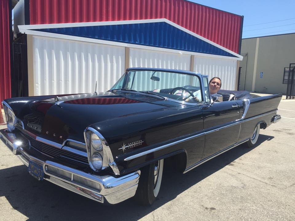 Riding In A 1957 Lincoln Premiere Convertible