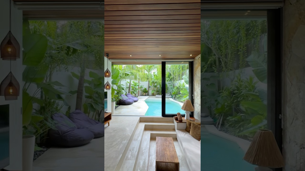 Villa Naoki: 1BR, architektoniczny klejnot tuż przy plaży w Canggu ✨ #bali #willa #luksusowewille #luksus
