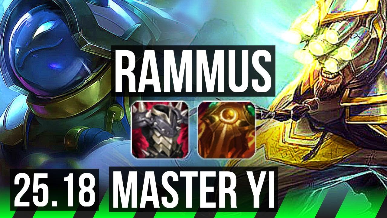 RAMMUS vs MASTER YI (JGL) | EUW Master | 25.18