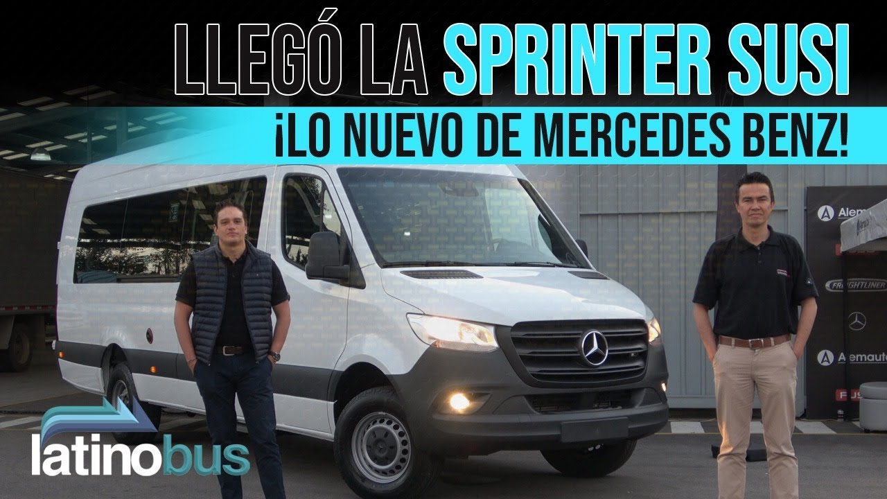 Nueva Mercedes Benz Sprinter 516 SUSI, la van de pasajeros más esperada. #Colombiabus #Sprinter