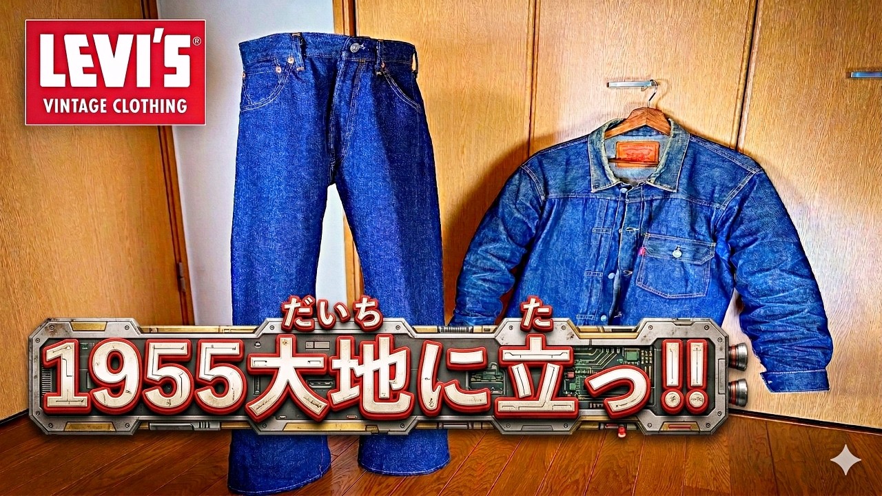 LEVI’S®︎ Vintage Clothing 501XX 1955モデルの糊付けから皺入れ #リーバイス #VintageClothing #501XX