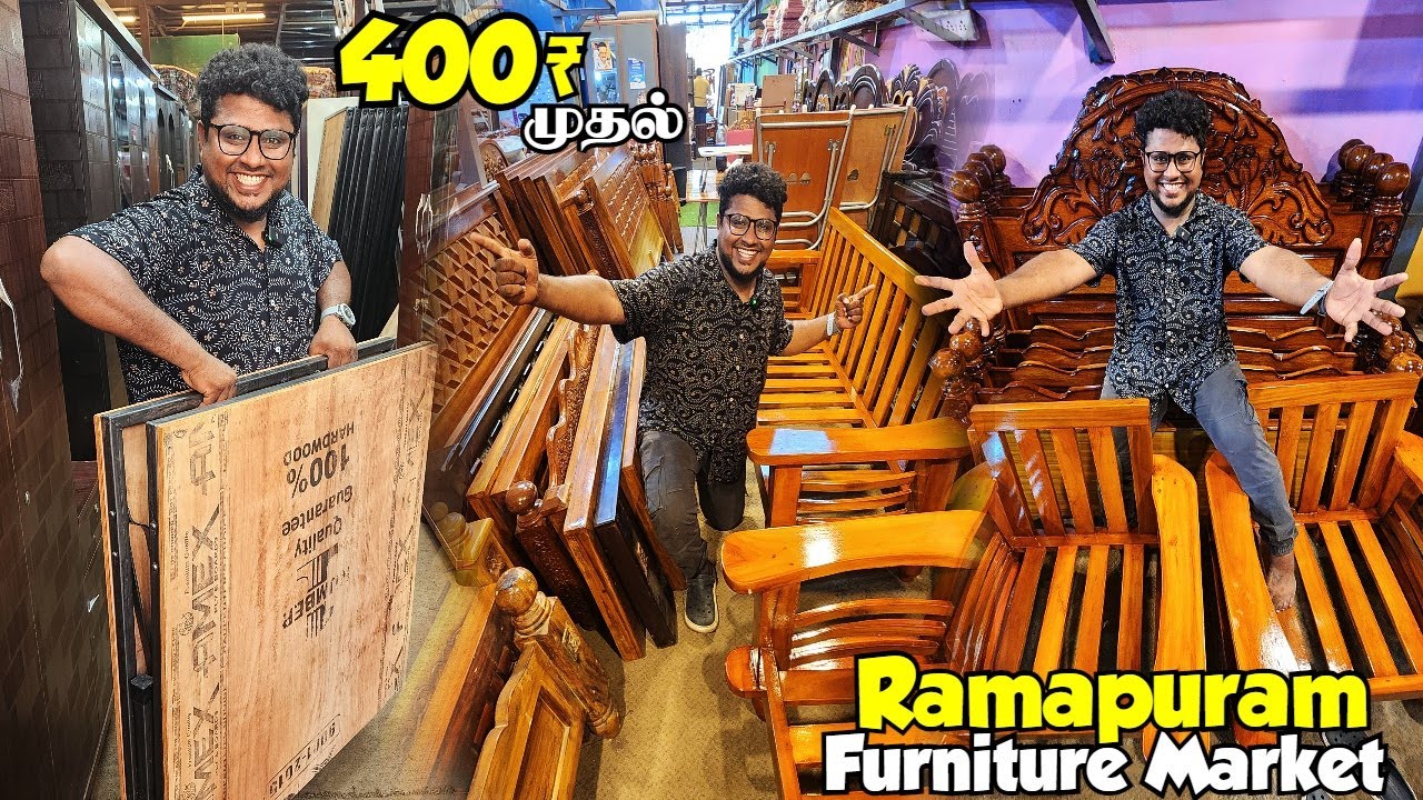 400 ரூபாய் முதல் Furnitures | Ramapuram Furniture GoDown | Sri Sakthi Stores | Pakoda Boyz