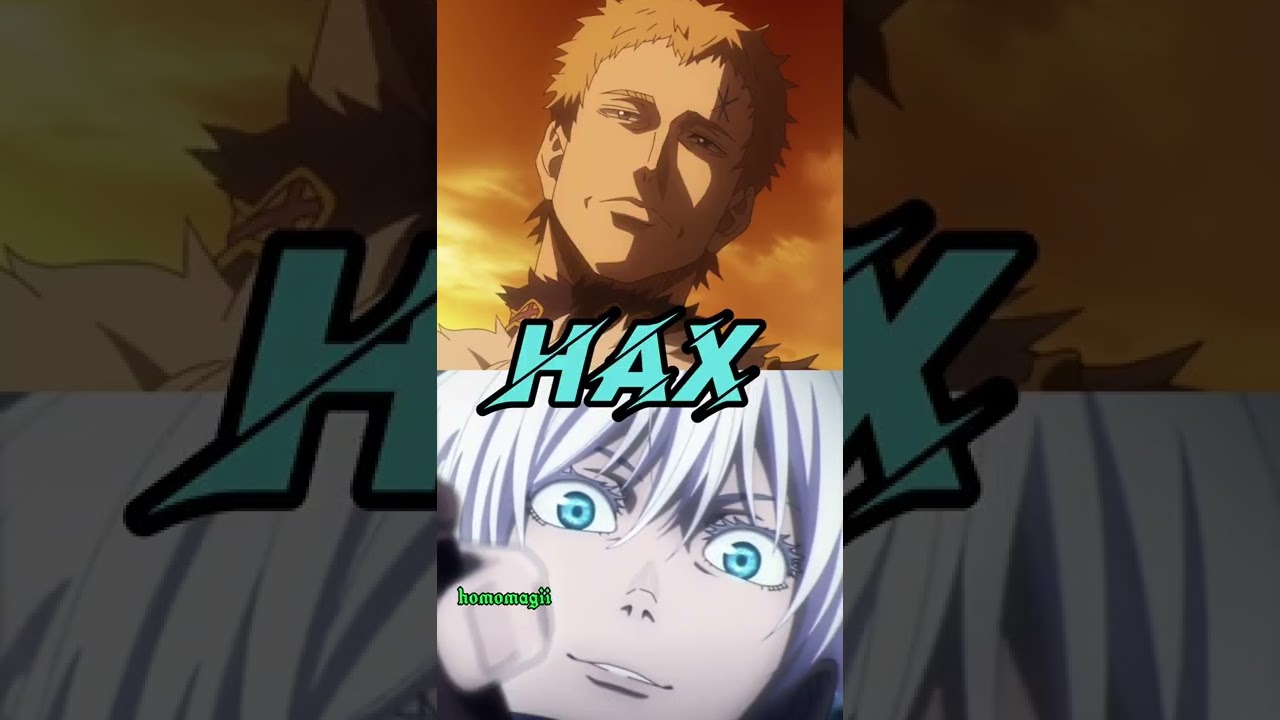 Julius Novachrono Vs Gojo 😏 (Black Clover Vs Jujutsu Kaisen)