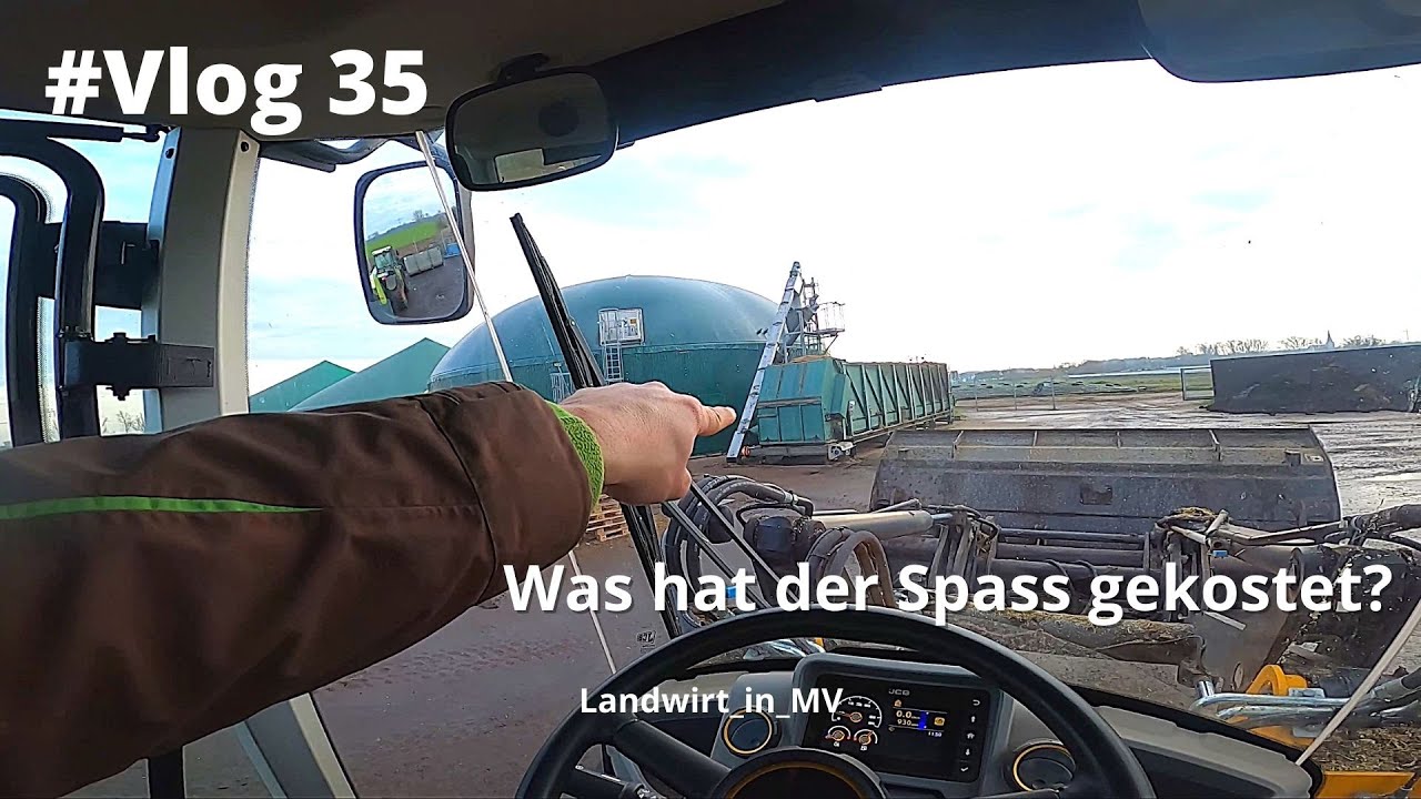 Vlog #35 Wie hoch waren die Kosten der Reparatur an der Biogasanlage?