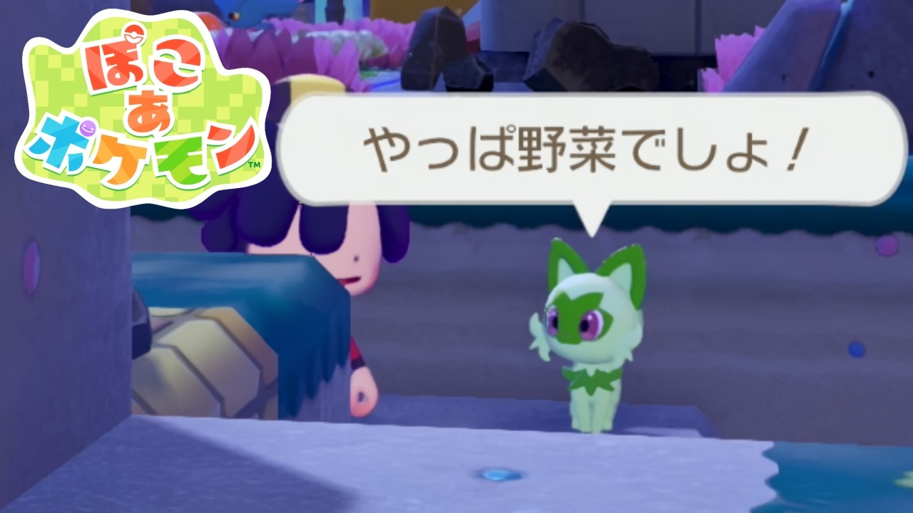 やっぱ野菜でしょ！美味しいから畑を作るの！ちびニャオハ「つくるのー！」【ぽこ あ ぽけもん】