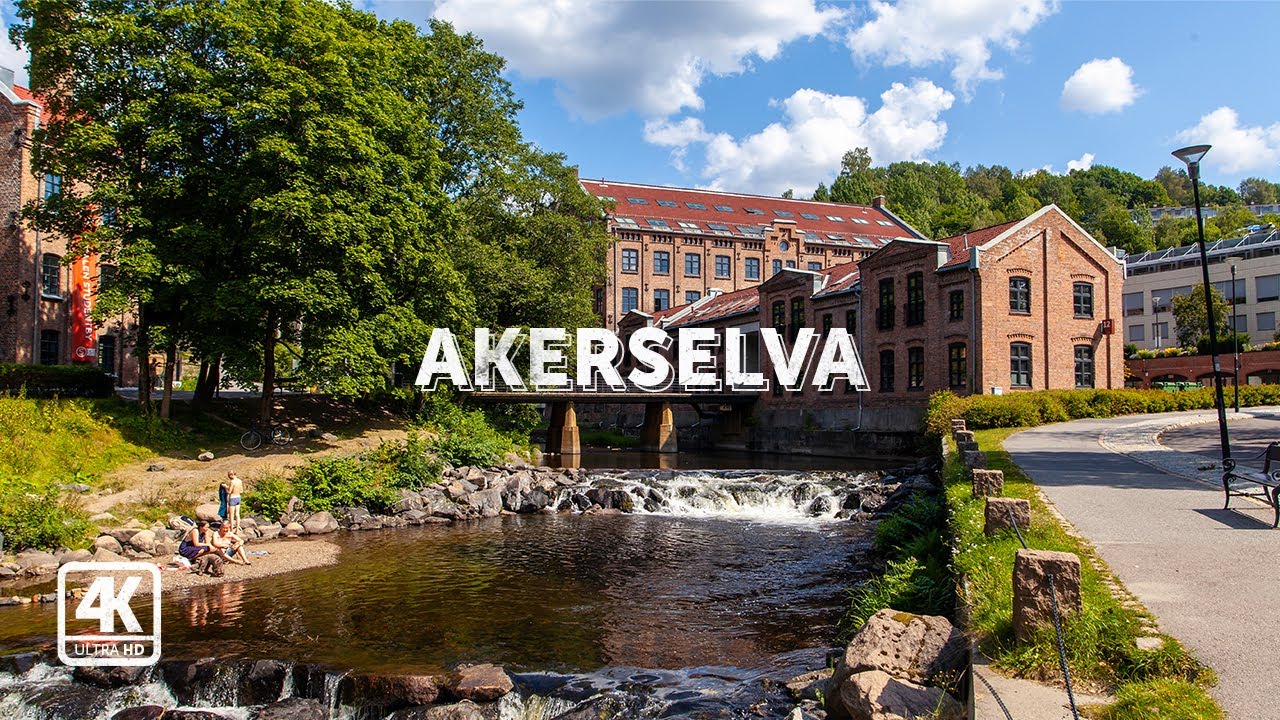 Akerselva in Oslo, Norway