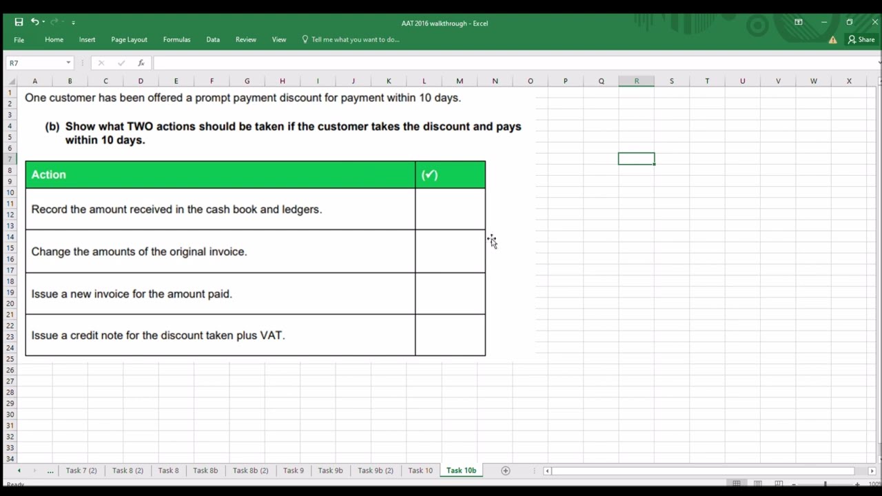 Prompt payment discount question