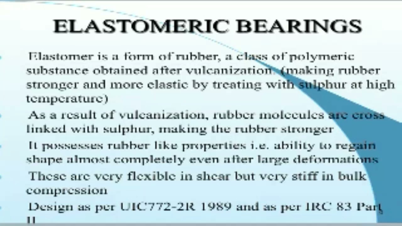 Part-2 Elastomeric bearing