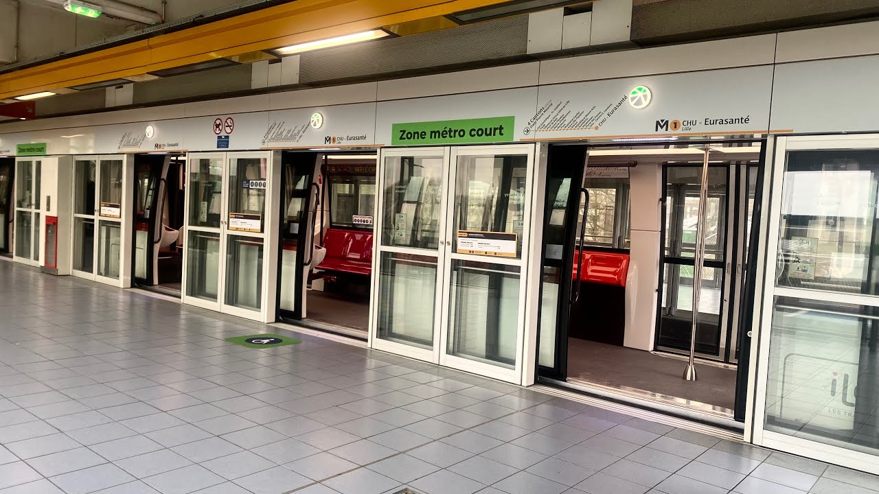 (MÉTRO/BUS) Ligne 1 + Ligne 2 Trajet Rame HP 17, 122, 61, 113 + MC 210 + Trajet Ligne 32, CO3 Et 15