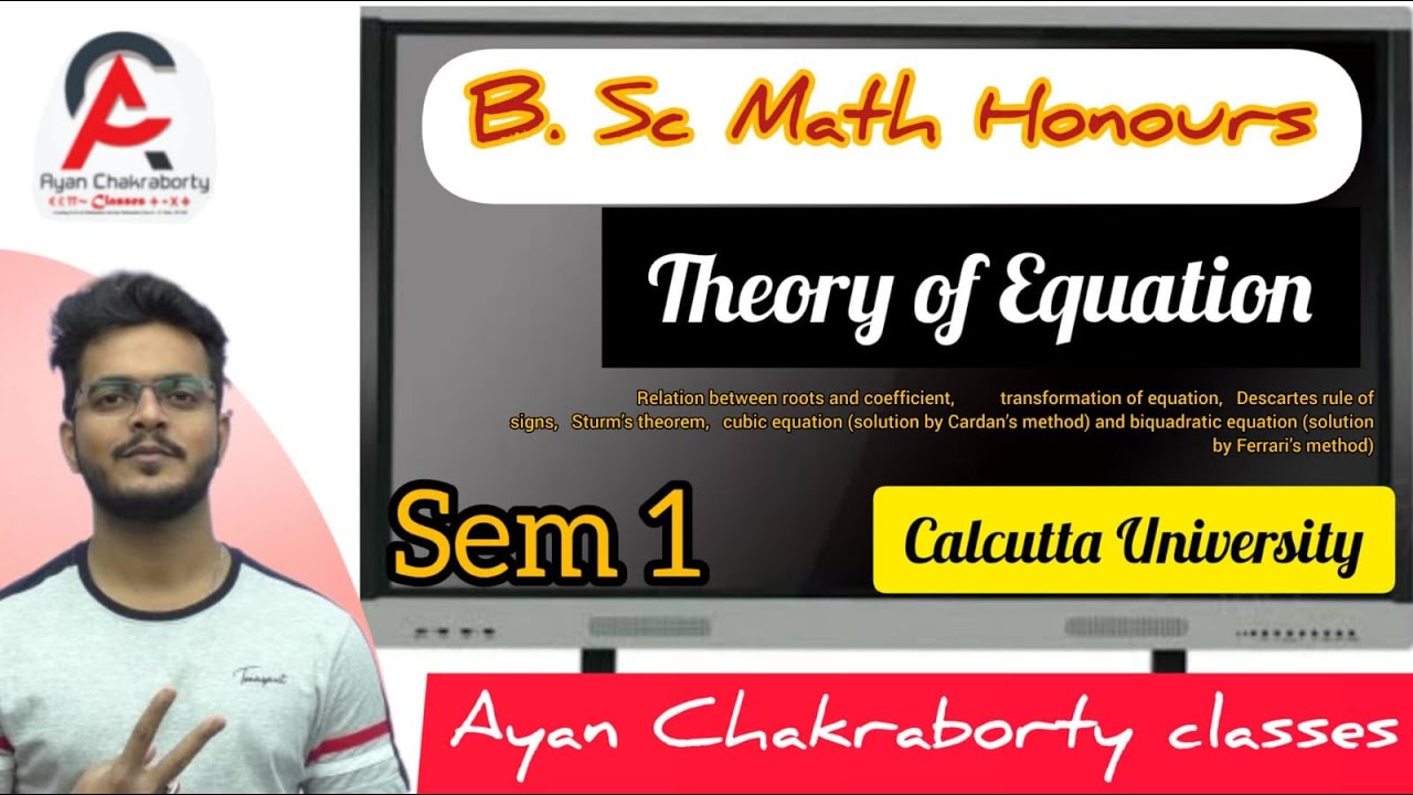LECTURE-1 | Learn the Theory Behind Equations | BY AYAN DA