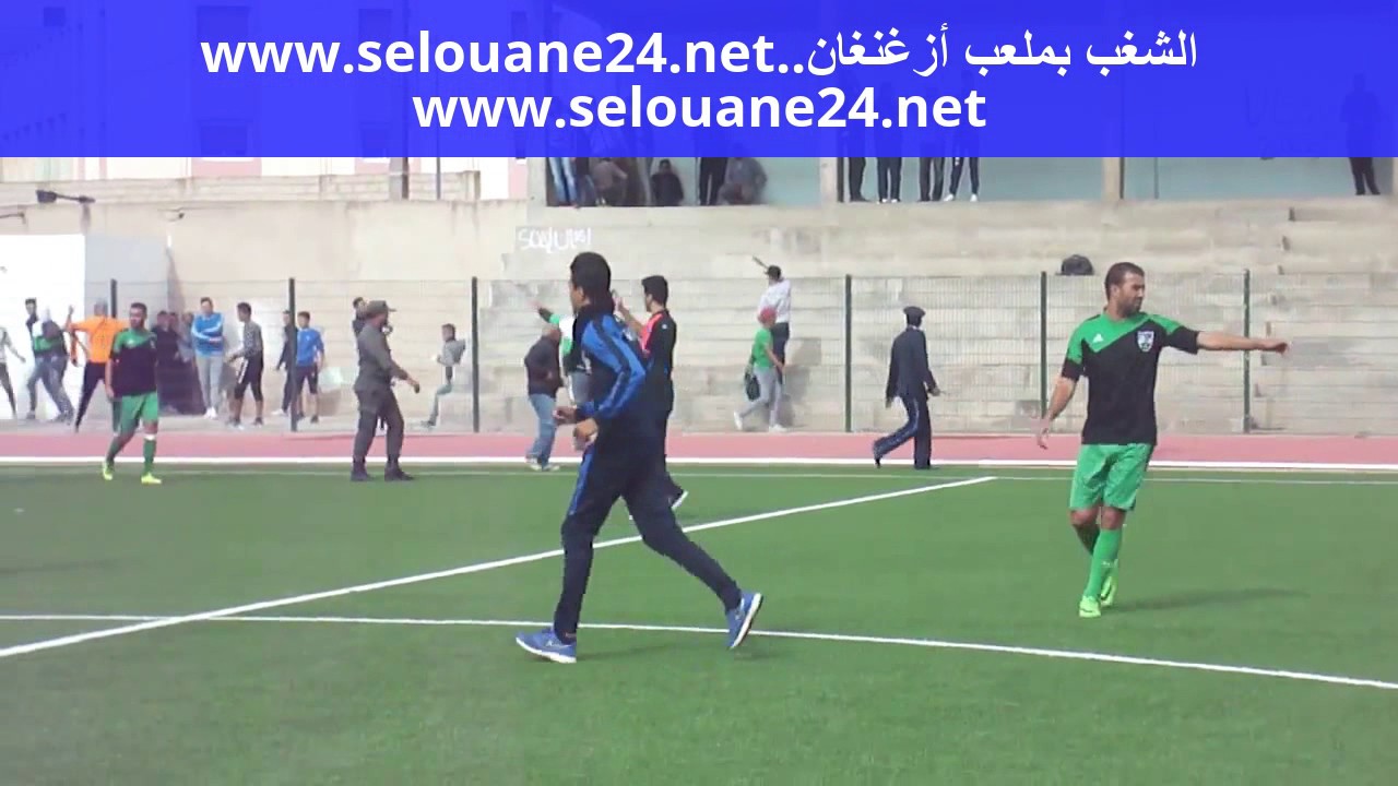 شغب في مباراة هلال الناظور ون سلوان