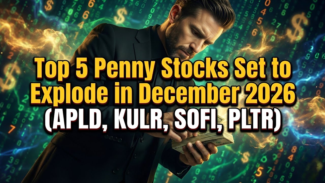 Top 5 Penny Stocks Set to Explode in December 2026 (APLD, KULR, SOFI, PLTR)