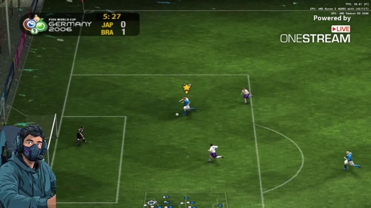 AO VIVO: Rumo ao HEXA no FIFA 2006 PS2! Revivendo a Copa d - Live via OneStream Live #onestreamlive