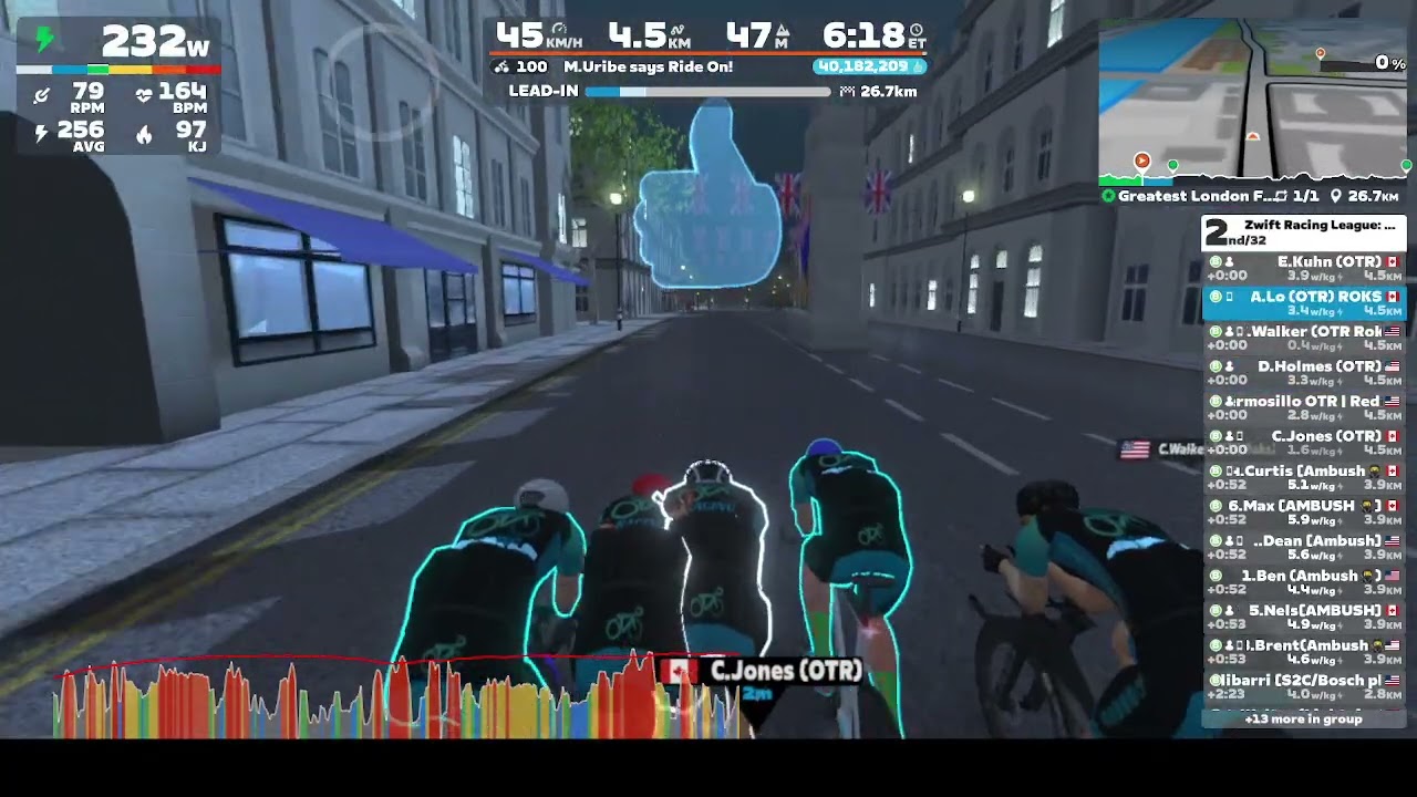 Zwift - TTT: ZRL: City Showdown - Open Lilac Dev League Div1(B)-Greatest London Flat • 4 Nov 2025