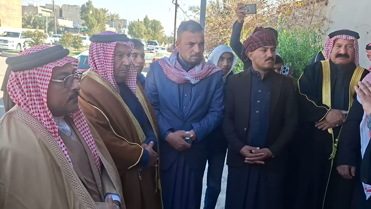 استقبال الشيخ فهد السحاب شيخ قبيلة الندا في مضارب قبيلة الندا 