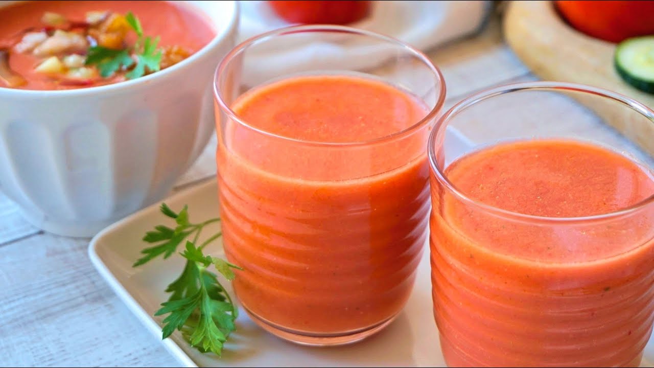 GAZPACHO andaluz fácil, rápido y riquísimo.