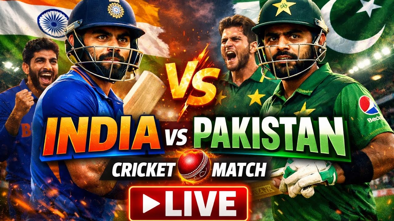 India vs Pakistan T20 Worldcup Match Live