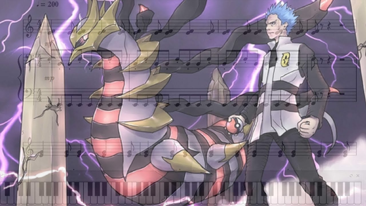 戦闘！ギンガ団ボス　アカギ戦BGM　【ピアノ楽譜】　【ポケモンDPPt】