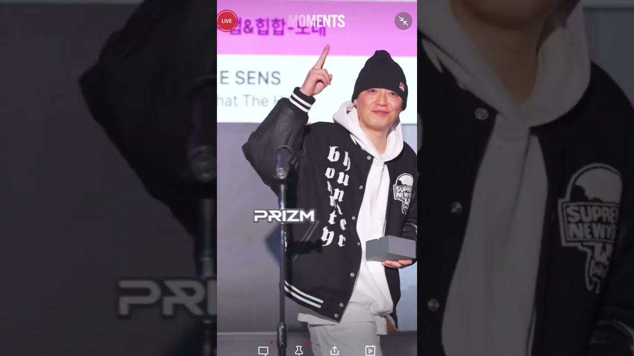 이센스 한대음 [최우수 랩&힙합 노래] 수상 소감🎤🔥 @240229
