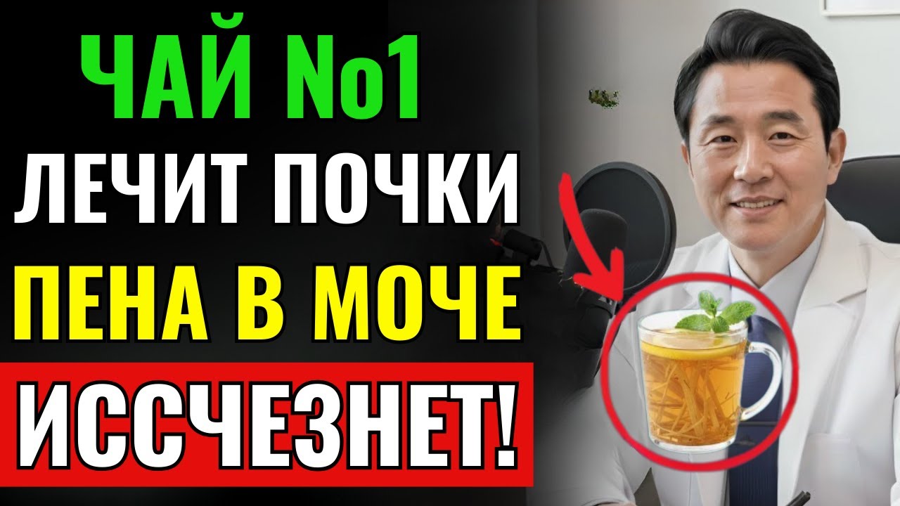 ТОП-3 ЧУДО-ЧАЯ ДЛЯ ВОССТАНОВЛЕНИЯ ПОЧЕК — ПЕННАЯ МОЧА ИСЧЕЗАЕТ, ПОЧКИ ОЖИВАЮТ