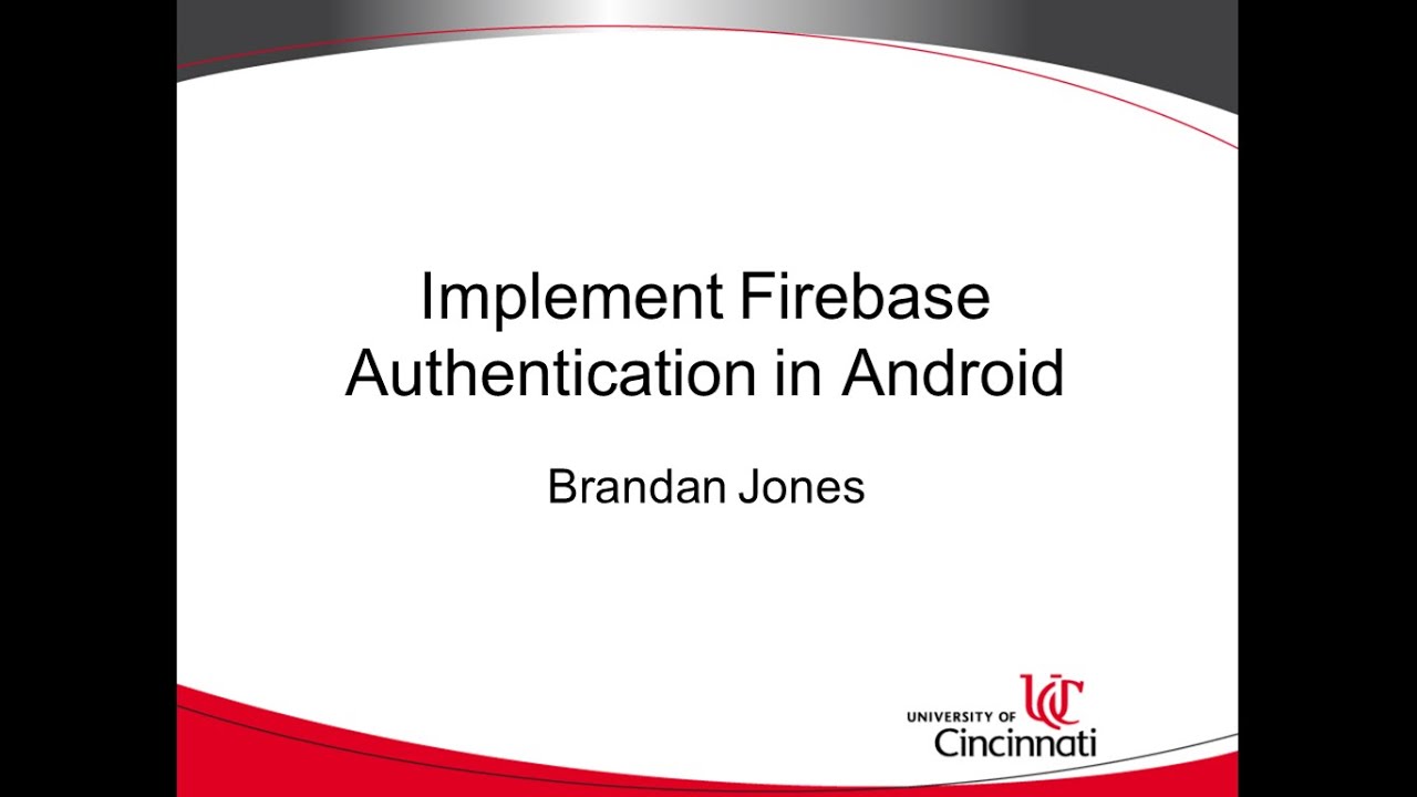 Firebase Authentication with Email in Android: Example