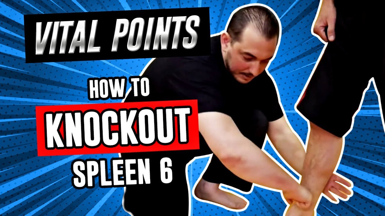 How to Knock Out with Pressure Point Spleen 6 (Kyusho Jitsu - Vital Points - Self Defense)