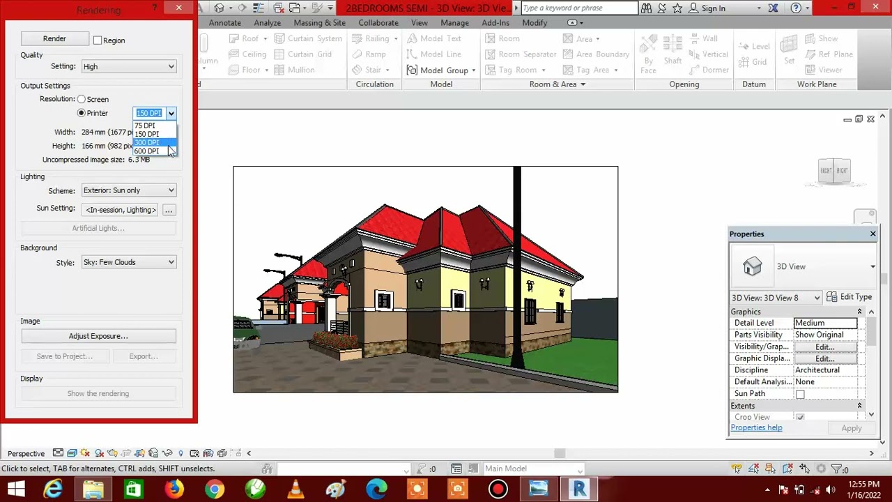Rendering in Revit Pt1