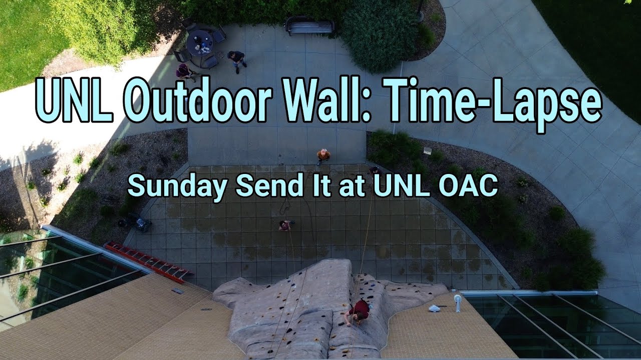 Sunday Send It Takes It Outside: Outdoor Wall Climb Time-Lapse + Drone View!