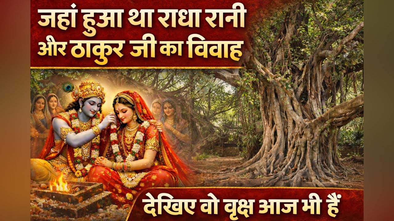 यहाँ हर कोई नहीं जा सकता ! यही हुआ था राधा रानी और ठाकुर जी का विवाह 
