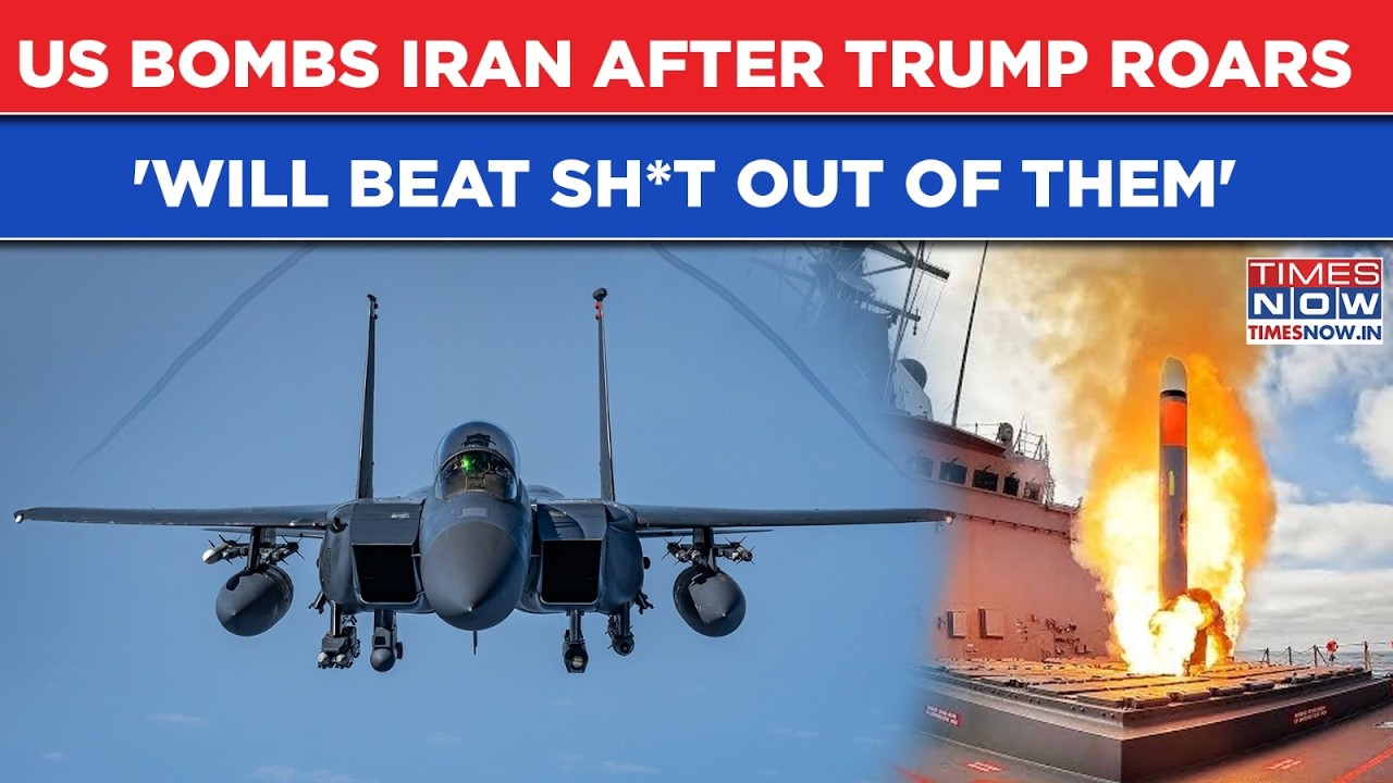 Watch: US Launches Big Strikes On Iran After Trump Roars 'Will Beat F**king Sh*t Out' As War Expands