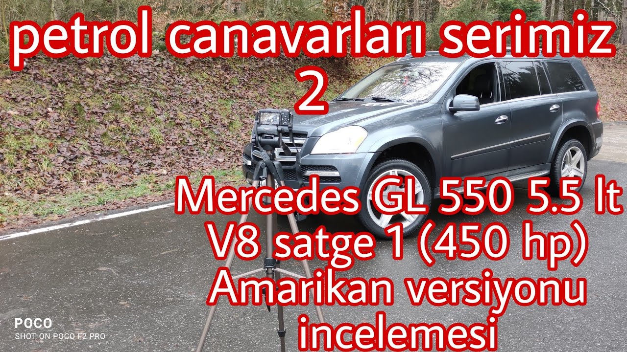 Mercedes Amiral gemisi GL 550 5.5 litre V8 Atmosferik Amarikan verisyonu ile karşımızda 0-100 testi