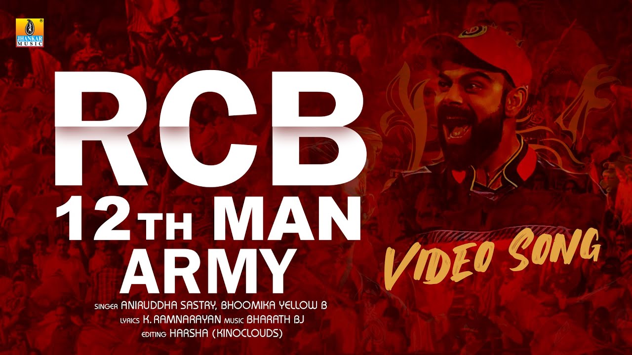 #rcbsong | RCB 12th Man Army | Tribute To All LOYAL RCBian's | Ft. Aniruddha Sastry & Bhoomika