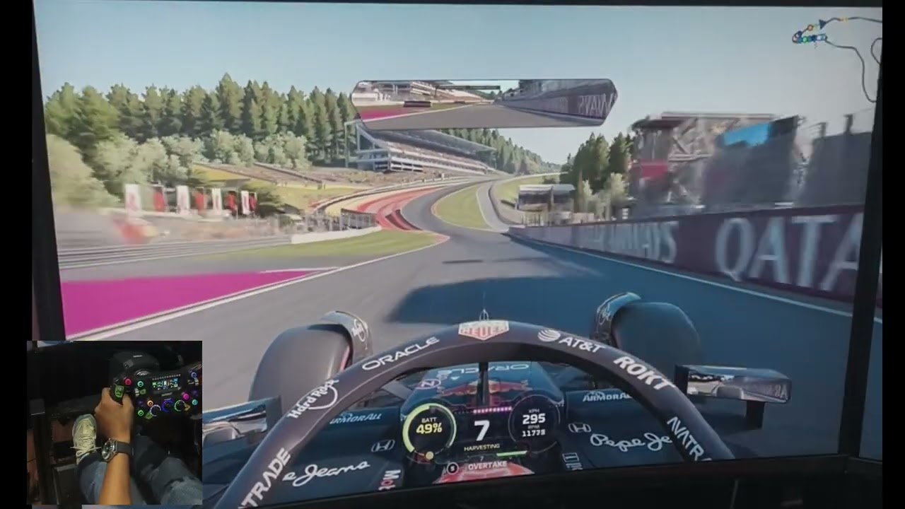 “Perfect corner exit. Max Verstappen mentality.” 🔥“This is how Max attacks a corner.” 🏁“Late 