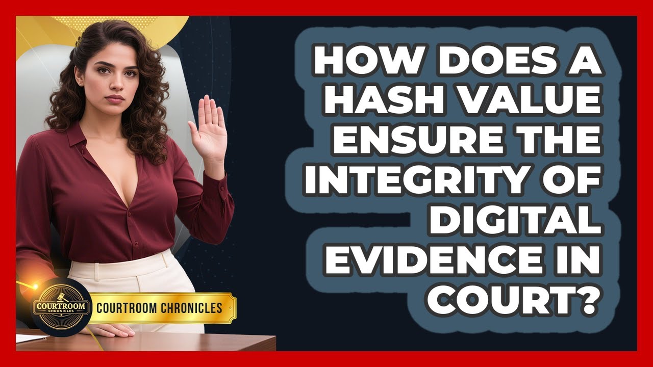 How Does A Hash Value Ensure The Integrity Of Digital Evidence In Court? - Courtroom Chronicles