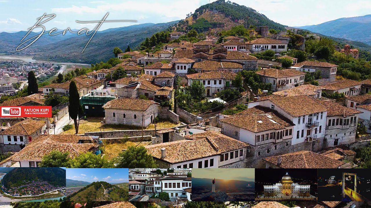 Berati by drone - Berat, Albania