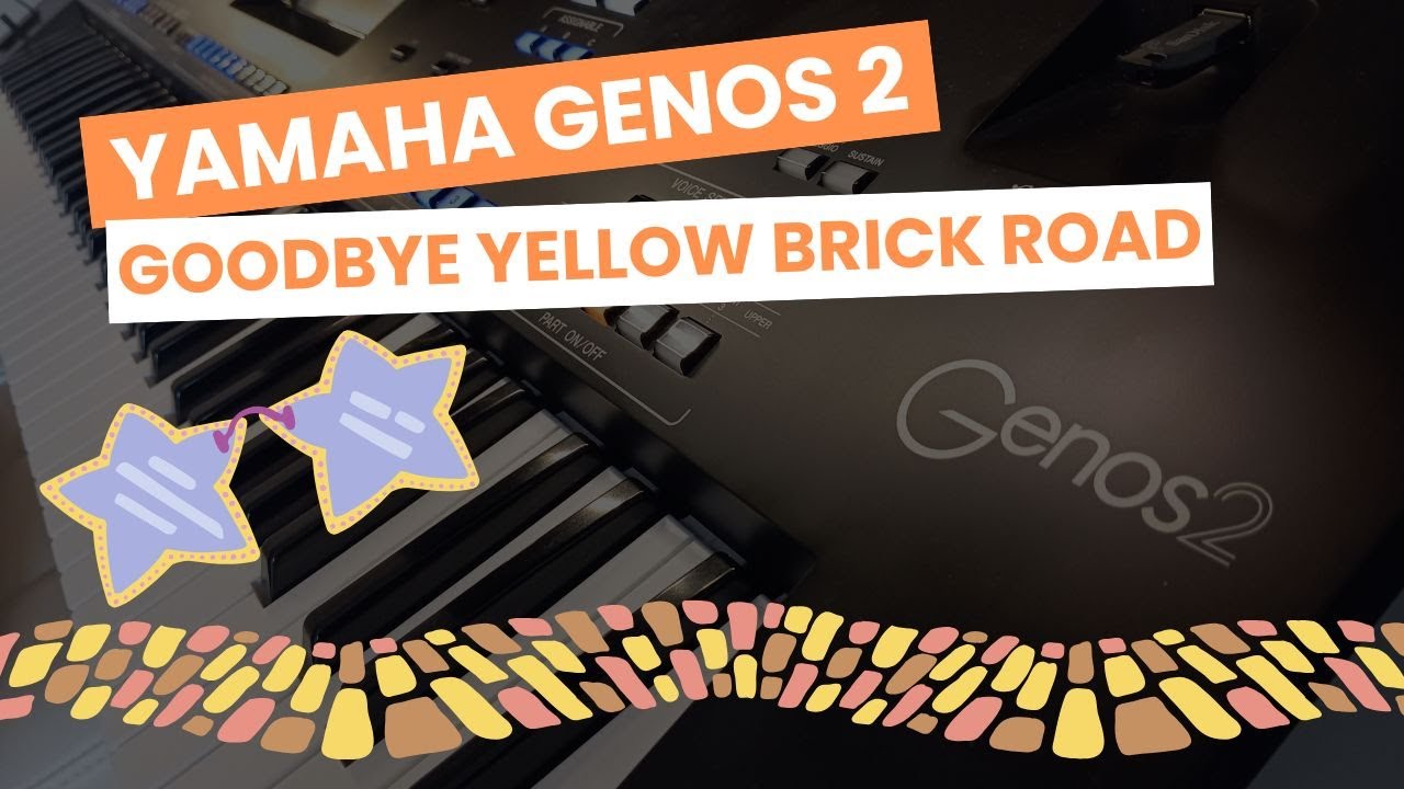Yamaha Genos 2 Cover - Goodbye Yellow Brick Road 🕶️🎹 #eltonjohn #coversong #yamahamusic