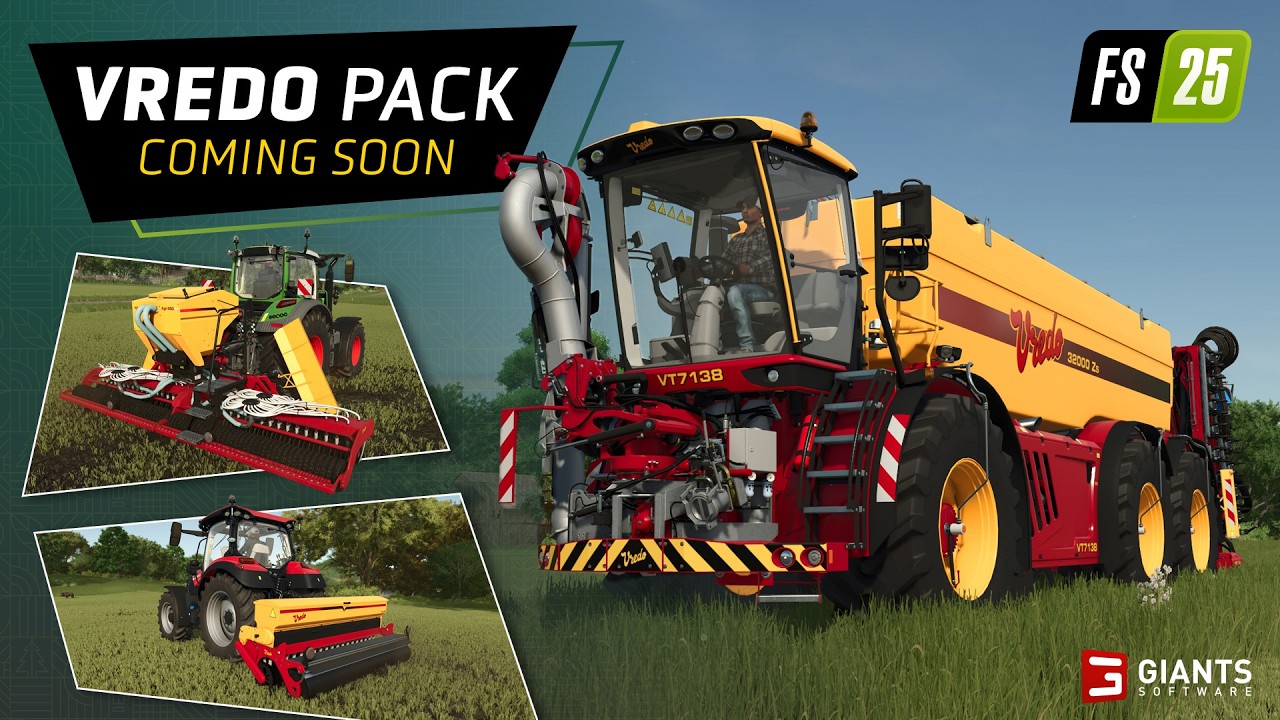 VREDO PACK EN WILDE ZWIJNEN IN FARMING SIMULATOR 25!