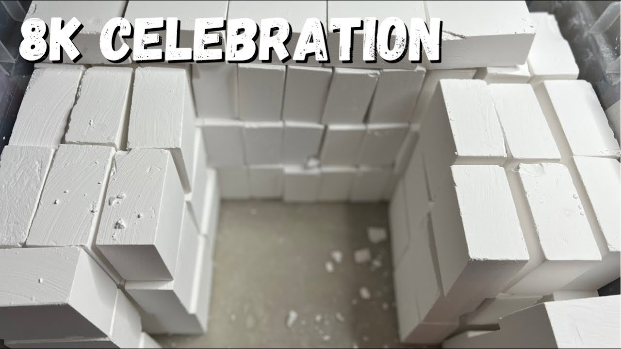 80 Fresh Chalk Mass Crush | 8k Celebration 🍾 🥳🎉| CCLXV