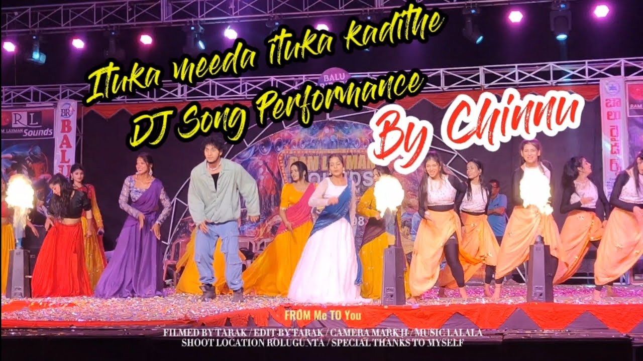 Ituka meeda ituka kadithe illu avuthadhi | DJ Song Chinnu Performance | MGA | #festival #trending 