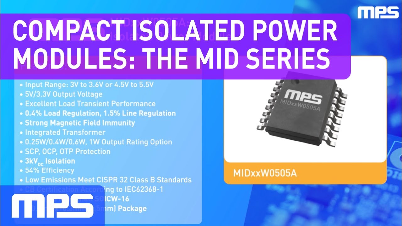 Compact Isolated Power Modules: The MID Series